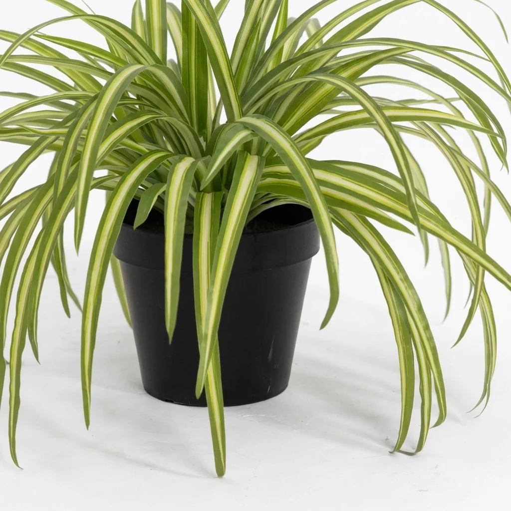 Blooming Artificial Boston Fern Plant | Realistic Indoor Fern 50cm – view 3